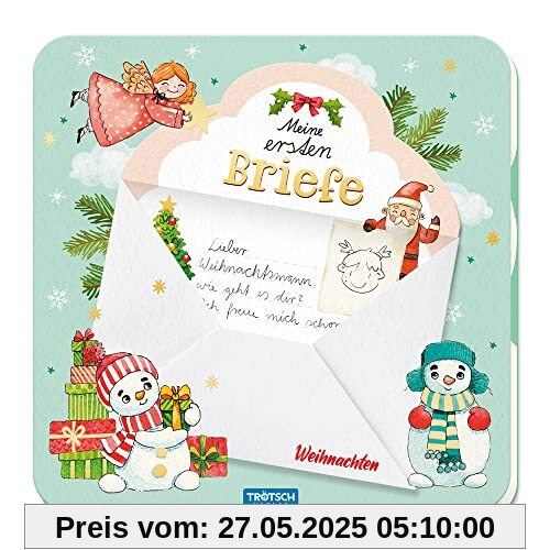 Trötsch Meine ersten Briefe Weihnachten Briefpapierbuch Wunschzettelbuch: Kinder Geschenke Briefe Briefpapier Geschenkidee Weihnachtsmann Trötsch Meine ersten Briefe Weihnachten Briefpapierbuch Wunschzettelbuch: Kinder Geschenke Briefe Briefpapier Geschenkidee Weihnachtsmann