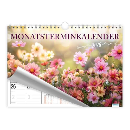 Trötsch Monatsterminer Monatsterminkalender mit Fotocover 2026: mit Wire-O-Bindung Trötsch Monatsterminer Monatsterminkalender mit Fotocover 2026: mit Wire-O-Bindung von TROTSCH