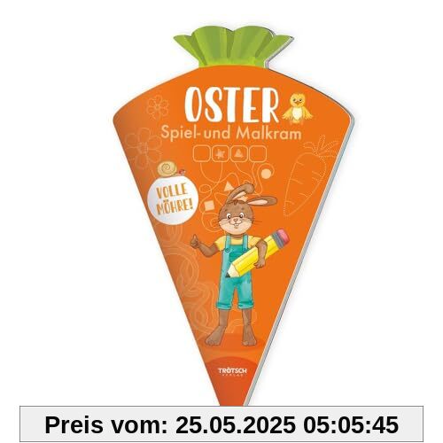 Trötsch Oster-Spiel- und Malkram: Übungsbuch Beschäftigungsbuch