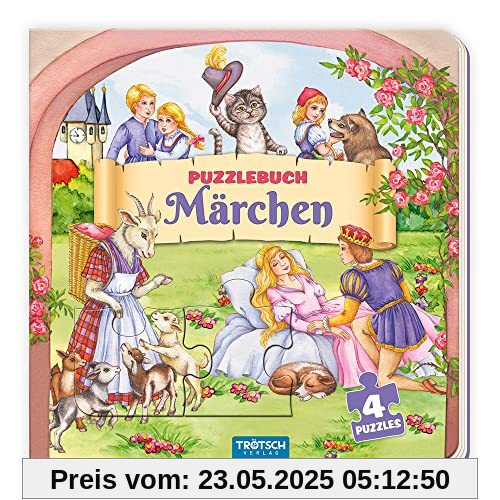 Trötsch Pappenbuch Puzzlebuch Märchen: Beschäftigungsbuch Entdeckerbuch Puzzlebuch