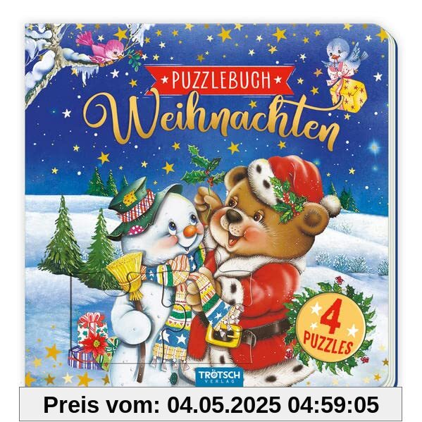 Trötsch Pappenbuch Puzzlebuch Weihnachten: Beschäftigungsbuch Entdeckerbuch Puzzlebuch