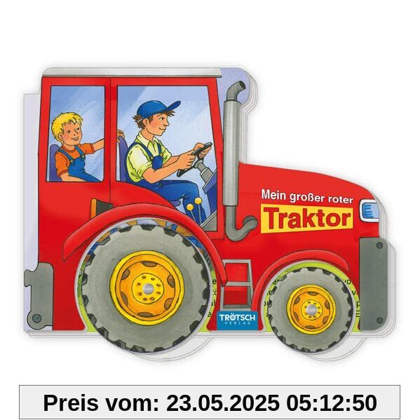 Trötsch Pappenbuch Räderbuch Mein großer roter Traktor: Spielbuch Räderbuch Beschäftigungsbuch Trötsch Pappenbuch Räderbuch Mein großer roter Traktor: Spielbuch Räderbuch Beschäftigungsbuch