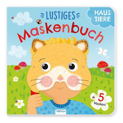 TRÖTSCH - Lustiges Maskenbuch "Haustiere" | Interaktives Pappenbuch mit 5 herausnehmbaren Haustier-Masken zum Spielen und Verkleiden: Mit eingängigen Reimen für fantasievolle Abenteuer | Ab 1 Jahr TRÖTSCH - Lustiges Maskenbuch "Haustiere" | Interaktives Pappenbuch mit 5 herausnehmbaren Haustier-Masken zum Spielen und Verkleiden: Mit eingängigen Reimen für fantasievolle Abenteuer | Ab 1 Jahr von TROTSCH