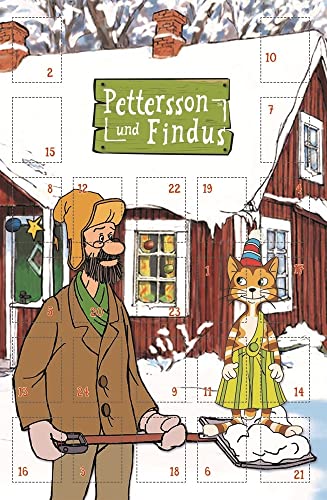 Adventskalender-Karte "Pettersson und Findus": Weihnachtskalender zum Verschicken