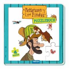 Trötsch Pettersson und Findus Pappenbuch Puzzlebuch von Trötsch