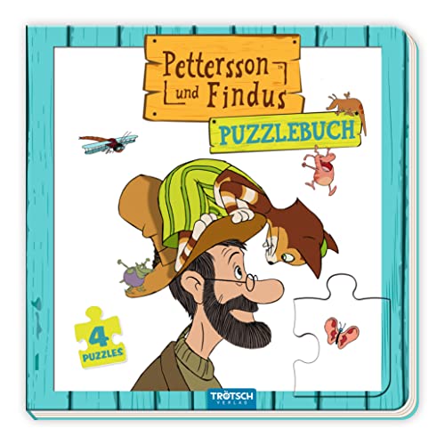 Trötsch Pettersson und Findus Pappenbuch Puzzlebuch: Beschäftigungsbuch Entdeckerbuch Puzzlebuch von TROTSCH