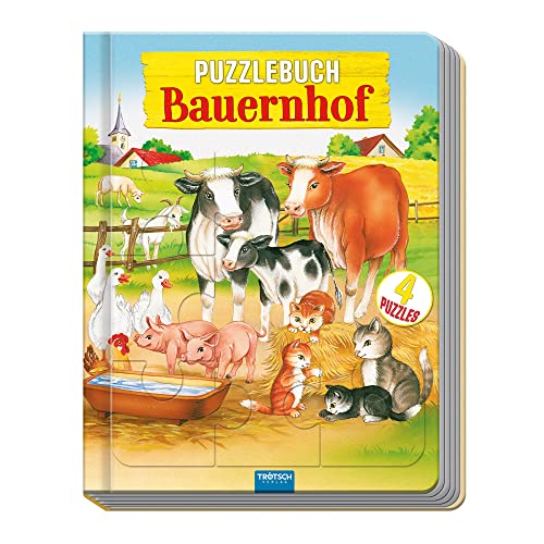 Trötsch Puzzlebuch Bauernhof: Beschäftigungsbuch Entdeckerbuch Puzzlebuch von Trötsch Verlag GmbH