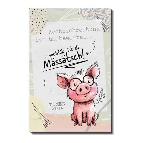 TRÖTSCH - Schülerkalender Flexi Mässätsch 25/26: Schulplaner Hausaufgabenheft Timer Terminkalender von TROTSCH