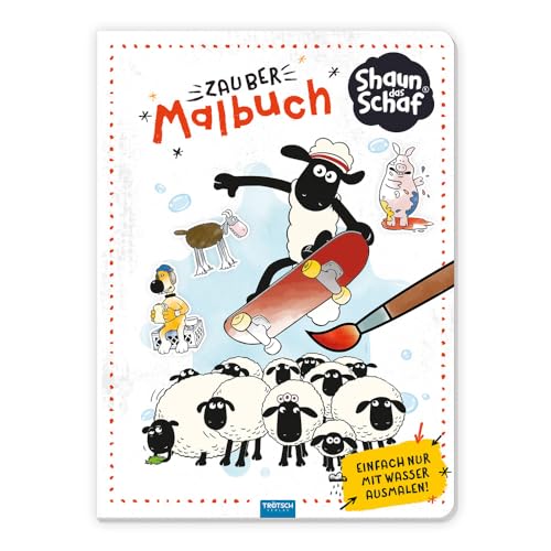 Trötsch Shaun das Schaf Zaubermalbuch: Malbuch Ausmalbuch von TROTSCH