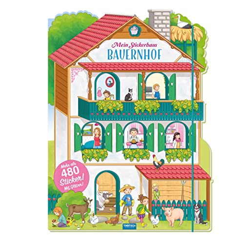 Trötsch Stickerbuch Bauernhof Stickerhaus: Stickerbuch Beschäftigungbuch