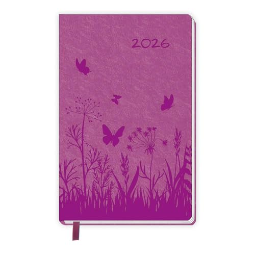TRÖTSCH - Taschenkalender A6 Soft Touch Blumen 2026: Soft Touch Terminkalender von TROTSCH