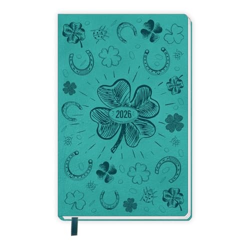 TRÖTSCH - Taschenkalender A6 Soft Touch Glück 2026: Soft Touch Terminkalender von TROTSCH