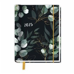 Trötsch Taschenkalender A6 Wire-O Motiv Blumen 2025 mit Postkarten von Trötsch