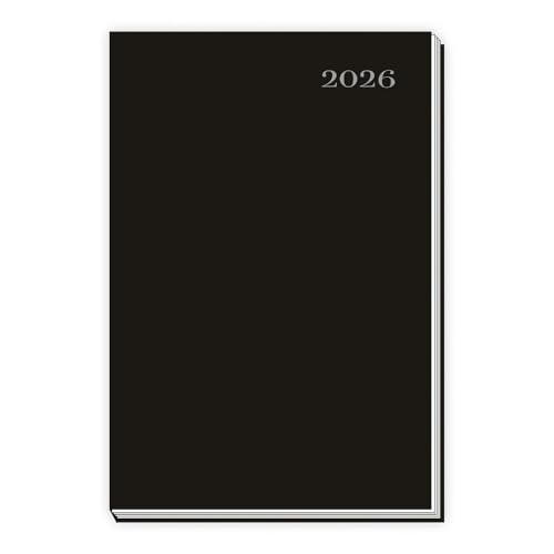 TRÖTSCH - Taschenkalender A6 schwarz 2026: Wochenkalender von TROTSCH