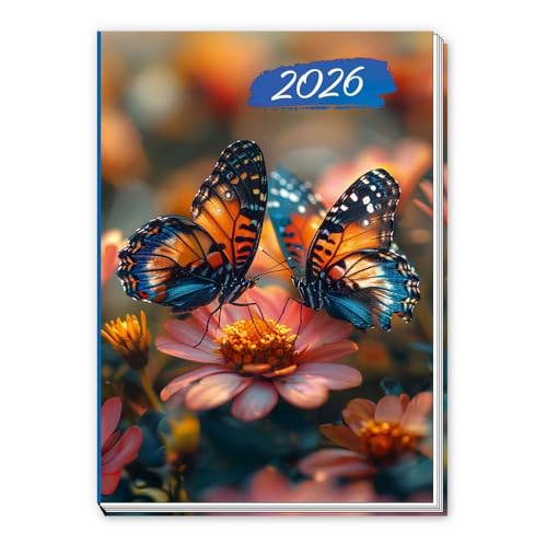 TRÖTSCH - Taschenkalender A7 Schmetterling 2026: Mini-Terminkalender von TROTSCH