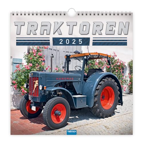 Trötsch Technikkalender Traktoren 2025: Wandkalender Technikkalender von Trötsch Verlag GmbH & Co. KG