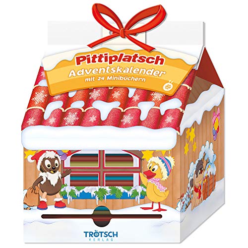 Trötsch Unser Sandmännchen Adventskalender Haus mit 24 Minibüchern Pittiplatsch: Weihnachtskalender Pitti von Trtsch Verlag GmbH