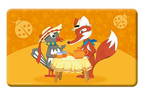 Trötsch Unser Sandmännchen Frühstücksbrettchen Fuchs und Elster: Frühstücksbrett Brett Kinderbrettchen