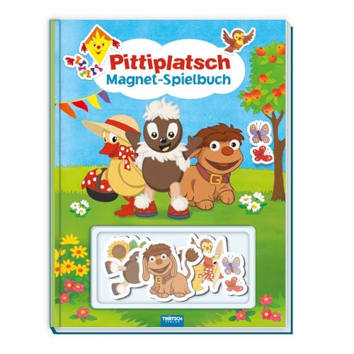 Trötsch Unser Sandmännchen Magnet-Spielbuch Pittiplatsch Pappenbuch mit Magneten: Kinderbuch Beschäftigungsbuch Entdeckerbuch Puzzlebuch von Trötsch Verlag GmbH & Co. KG