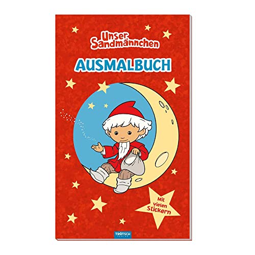 Trötsch Unser Sandmännchen Malbuch Ausmalbuch mit Stickern: Beschäftigungsbuch Ausmalbuch Malbuch von Trötsch Verlag GmbH & Co. KG