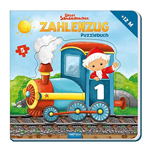 Trötsch Unser Sandmännchen Puzzlebuch Zahlenzug Puzzlebuch: Kinderbuch Beschäftigungsbuch Entdeckerbuch Puzzlebuch von Trötsch Verlag GmbH & Co. KG