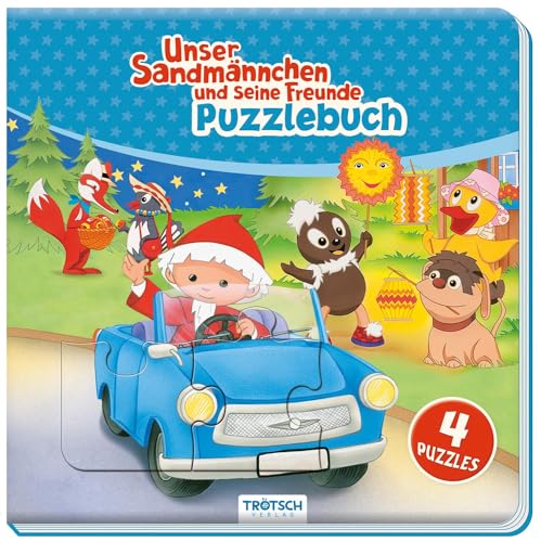Trötsch Unser Sandmännchen Puzzlebuch mit 4 Puzzle Sandmann: Beschäftigungsbuch Entdeckerbuch Puzzlebuch Trötsch Unser Sandmännchen Puzzlebuch mit 4 Puzzle Sandmann: Beschäftigungsbuch Entdeckerbuch Puzzlebuch