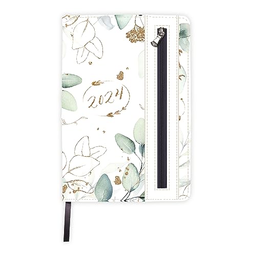 Trötsch Wochenplaner A5 Soft mit Tasche Flowers white 2024: Wochenterminer Trötsch Wochenplaner A5 Soft mit Tasche Flowers white 2024: Wochenterminer von Trötsch Verlag GmbH & Co. KG