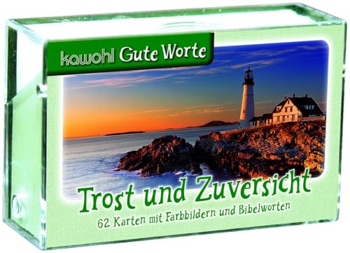 Trost und Zuversicht: 62 Karten mit Farbbildern und Bibelworten von Kawohl Verlag GmbH & Co. KG