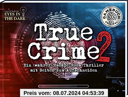 True Crime 2: Ein (wahrer) Escape-Room-Thriller mit Seiten zum Aufschneiden | Löse 20 Rätsel und öffne den Ausgang