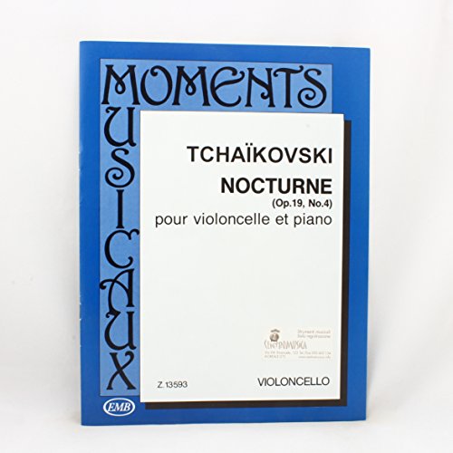 Tschaikowsky - Nocturne Op 19/4 für Violoncello und Klavier