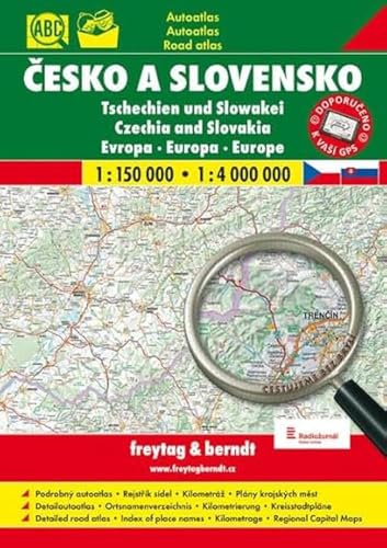 Tschechien, Slowakei (Autoatlas 1:150.000, A4) von SHOCart