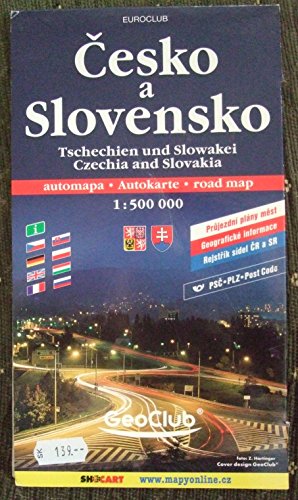 Tschechien, Slowakei (Autokarte 1:500.000, Hardcover)