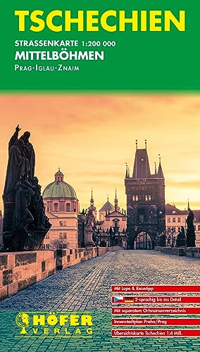 Tschechien - CS 005: Mittelböhmen: Prag-Iglau-Znaim (Höfer Verlag) von FREYTAG-BERNDT UND ARTARIA