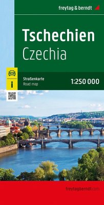 Tschechien, Straßenkarte 1:250.000, freytag & berndt von Freytag-Berndt u. Artaria