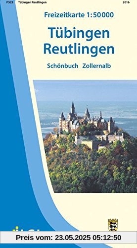 Tübingen Reutlingen: Schönbuch Zollernalb 1:50 000 Tübingen Reutlingen: Schönbuch Zollernalb 1:50 000