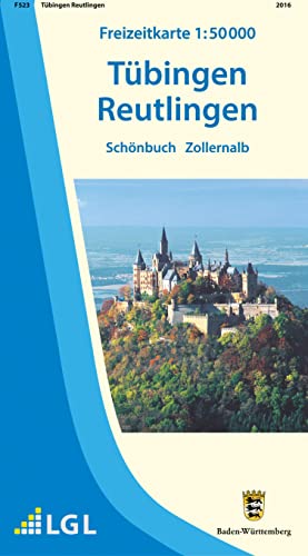 F523 Tübingen Reutlingen: Schönbuch Zollernalb: Schönbuch, Zollernalb, 1:50 000 (Freizeitkarten 1:50000 / Mit Touristischen Informationen, Wander- und Radwanderungen) von LVA Baden-Wrttemberg