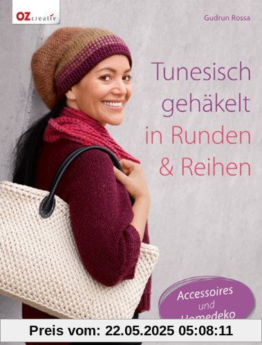 Tunesisch gehäkelt in Runden & Reihen: Accessoires und Homedeko