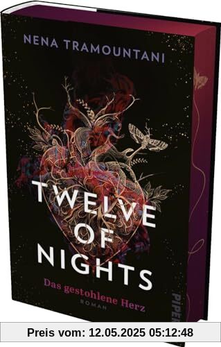 Twelve of Nights – Das gestohlene Herz (Twelve of Nights 1): Roman | Mit limitiertem Farbschnitt | Griechische Legenden treffen auf zauberhafte Romantasy