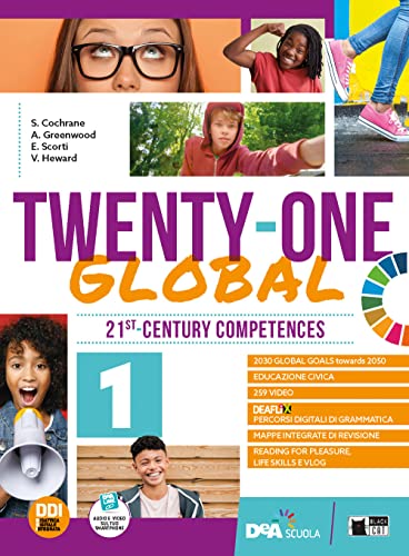 Twenty-one global. With Student's book & Workbook, Think culture, Educazione civica. Per la Scuola media. Con e-book. Con espansione online (Vol. 1) von Black Cat-Cideb