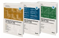 Typische Baukonstruktionen von 1860-1960. Buchpaket/ 3 Bde. von DIN Media / Huss-Verlag