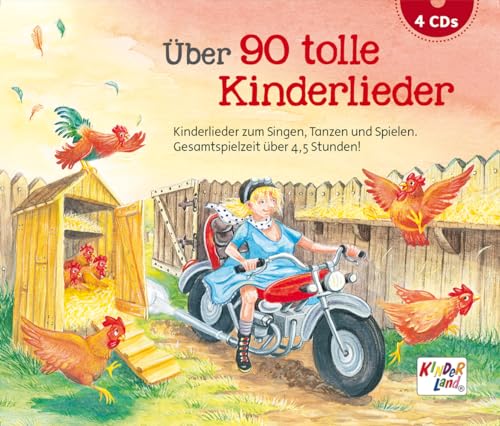 Über 90 tolle Kinderlieder: Paket mit 4 Audio-CDs Über 90 tolle Kinderlieder: Paket mit 4 Audio-CDs von K75 Medienpark