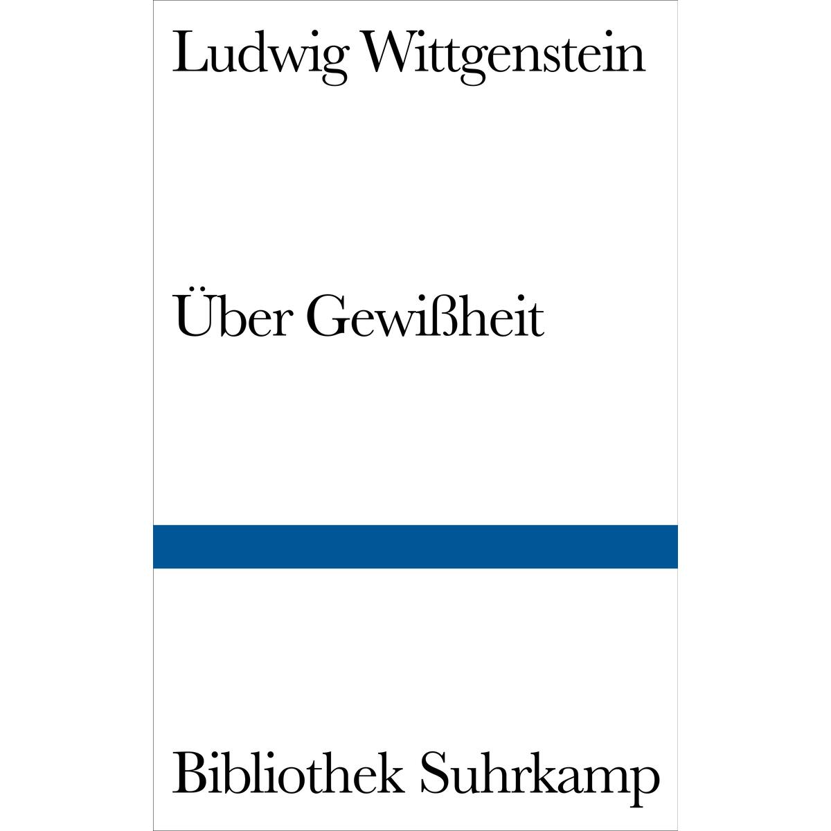 Über Gewißheit Über Gewißheit von Suhrkamp Verlag