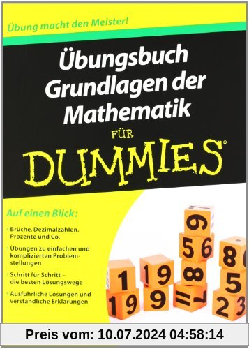 Übungsbuch Grundlagen der Mathematik für Dummies (Fur Dummies)
