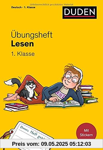 Übungsheft - Lesen 1. Klasse: Mit Stickern und Lernerfolgskarten (Übungshefte Grundschule)