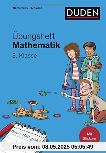 Übungsheft Mathematik - 3. Klasse: Mit Stickern und Lernerfolgskarten (Übungshefte Grundschule)