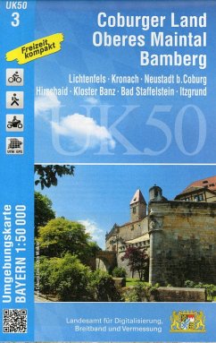 UK50-3 Coburger Land, Oberes Maintal, Bamberg von Landesamt für Digitalisierung, Vermessung Bayern
