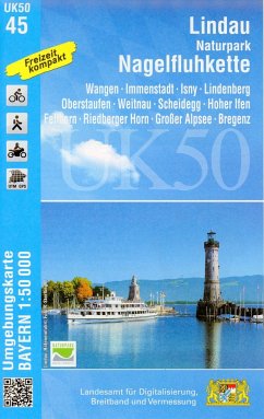 UK50-45 Lindau, Naturpark Nagelfluhkette von Landesamt für Digitalisierung, Vermessung Bayern