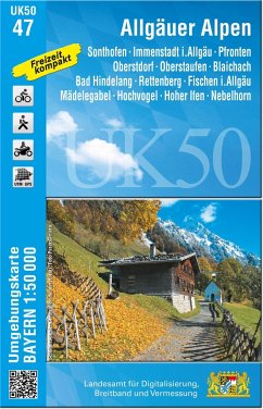 UK50-47 Allgäuer Alpen von Landesamt für Digitalisierung, Vermessung Bayern