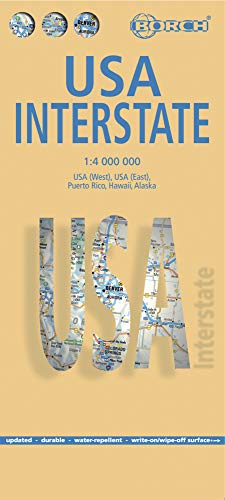 USA Interstate 1 : 4 000 000 (Borch Maps)