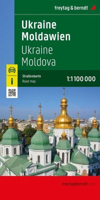 Ukraine - Moldawien, Straßenkarte 1:1.000.000, freytag & berndt von Freytag-Berndt u. Artaria